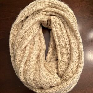 Roots, O/S, beige infinity scarf